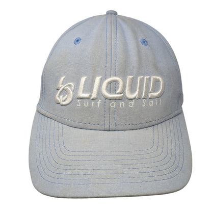 Liquid Surf and Sail Snapback Hat Blue One Size Adjustable Pukka Inc