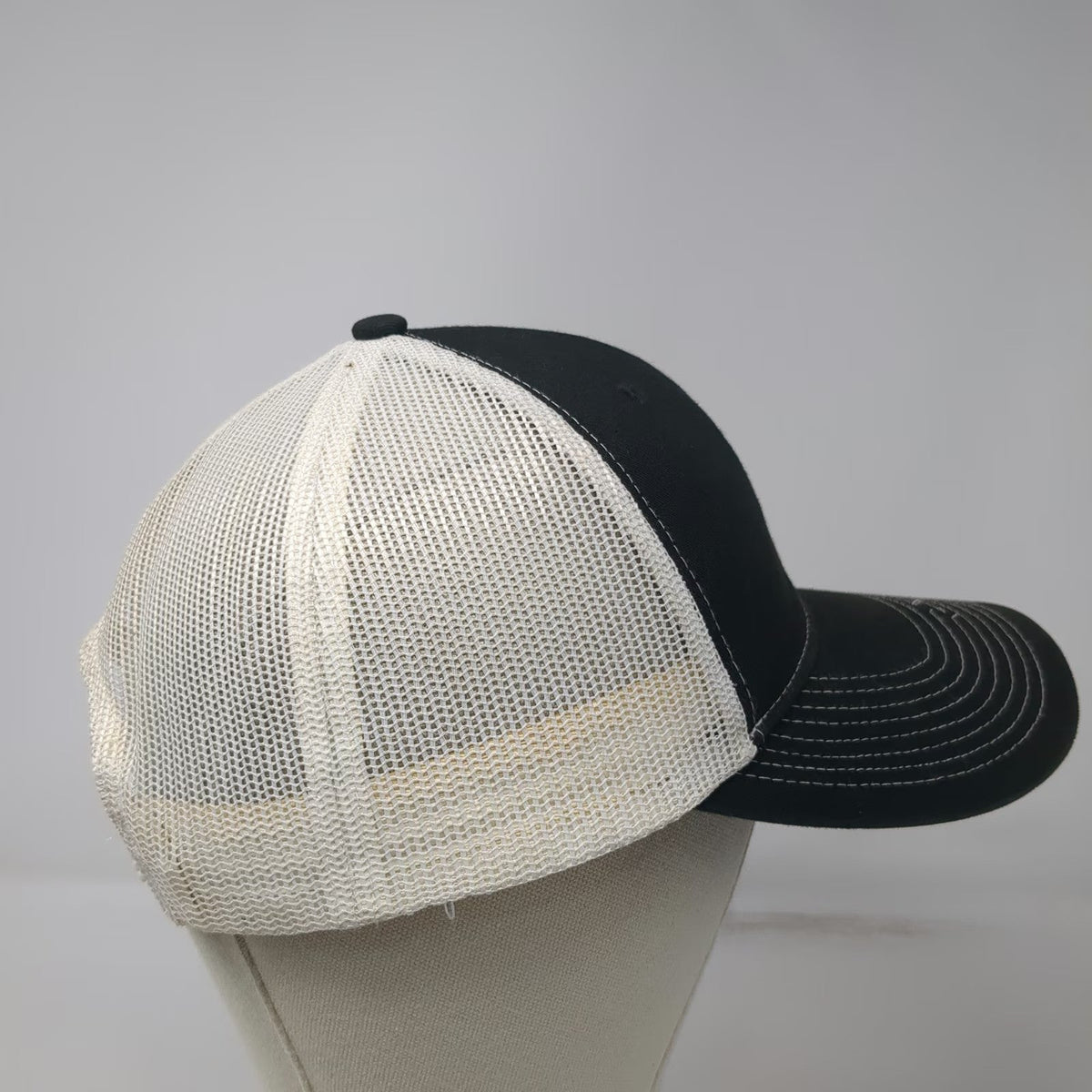 Port Authority Trucker Hat Black White One Size Historic Imperial Juneau Alaska