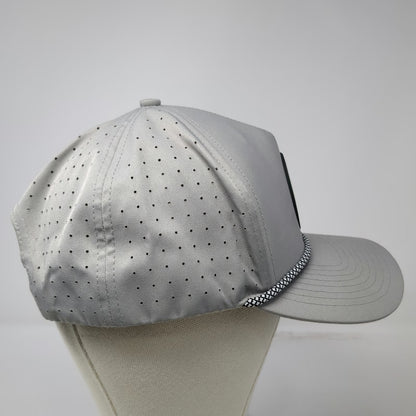 Back Nine Bullies Trucker Hat Gray One Size Rope Perforated Golf Snapback