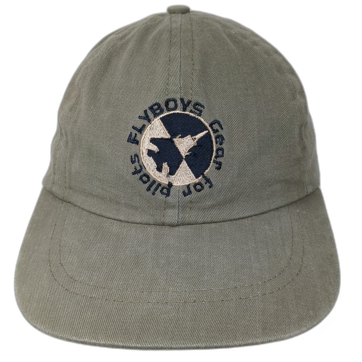 FlyBoys Gear Green Baseball Cap One Size Made USA Slideback Pilot Aviation Hat