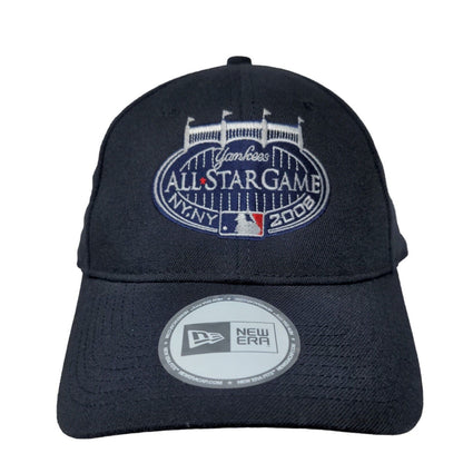 New Era Men's Strapback Hat Blue OSFA Embroiderd 2008 All Star Game Yankees Logo