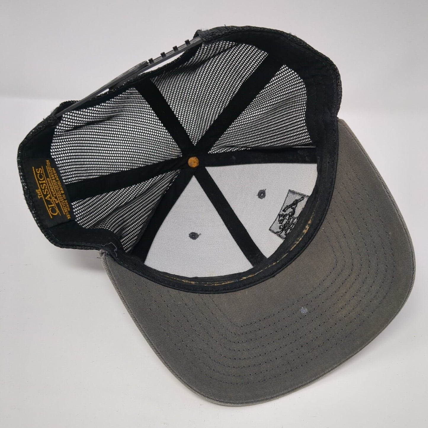 Tamba Snapback Trucker Hat Gray One Size Adjustable Mesh Back Classics Yupoong