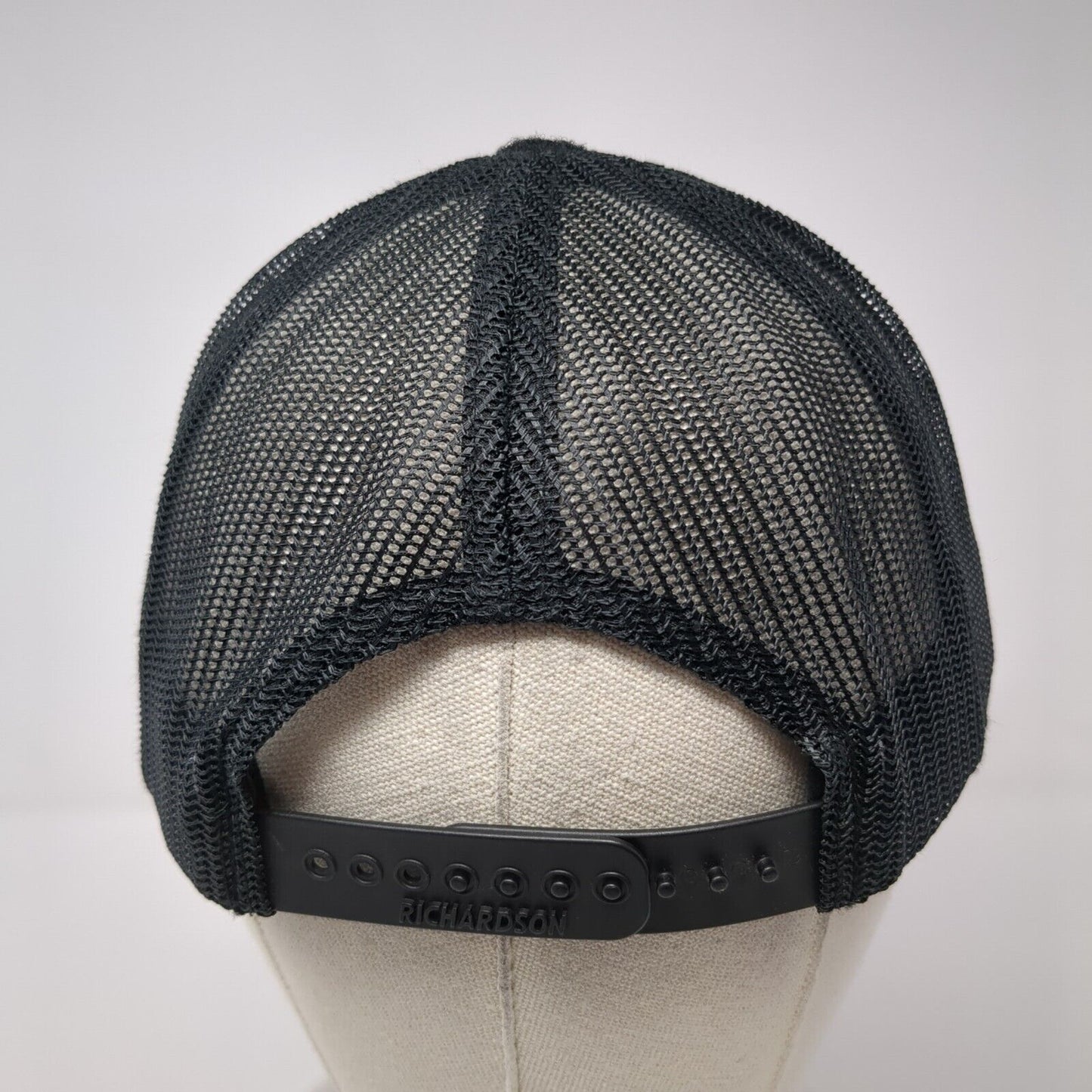 Grand Jean Idaho Sawtooth Lodge Snapback Trucker Hat Camo OS Mesh Richardson