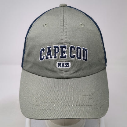 Cuffy's Cape Cod Massachusetts Trucker Hat Gray Blue Mesh One Size Snapback