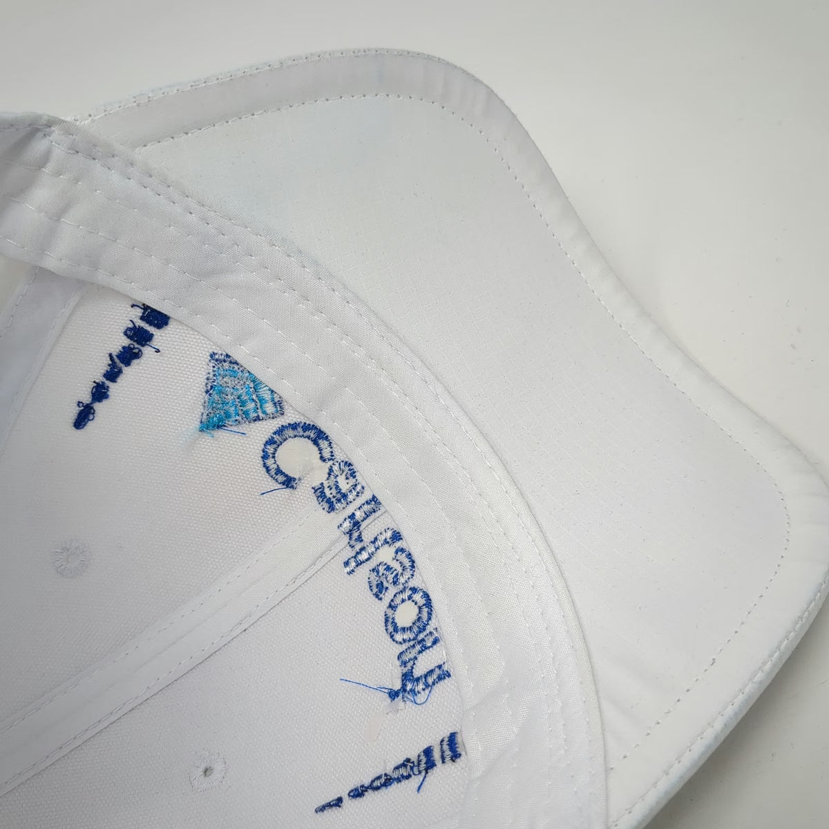 Cap America Golf White Blue Baseball One Size Carlson Logo Sporty Tech Hat