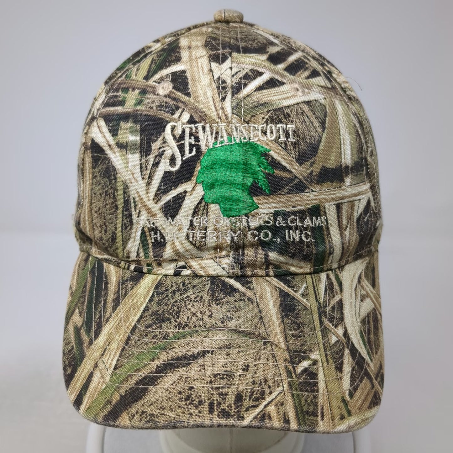 Outdoor Cap Baseball Cap Brown One Size Camo Sewansecott Oysters Clams Hat