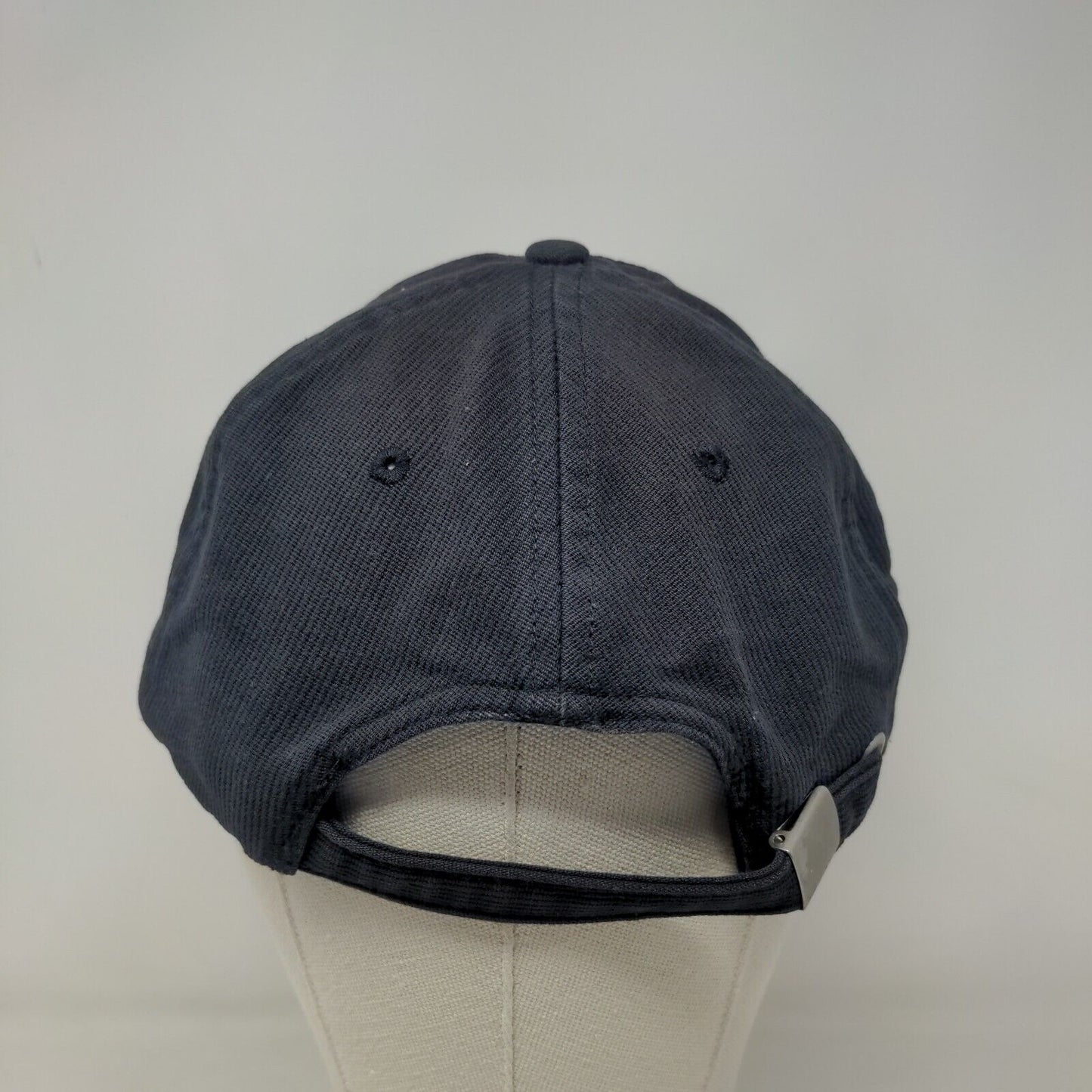 K-Products Emerson Men's Slideback Hat Blue Adjustable Embroidered Logo Cotton