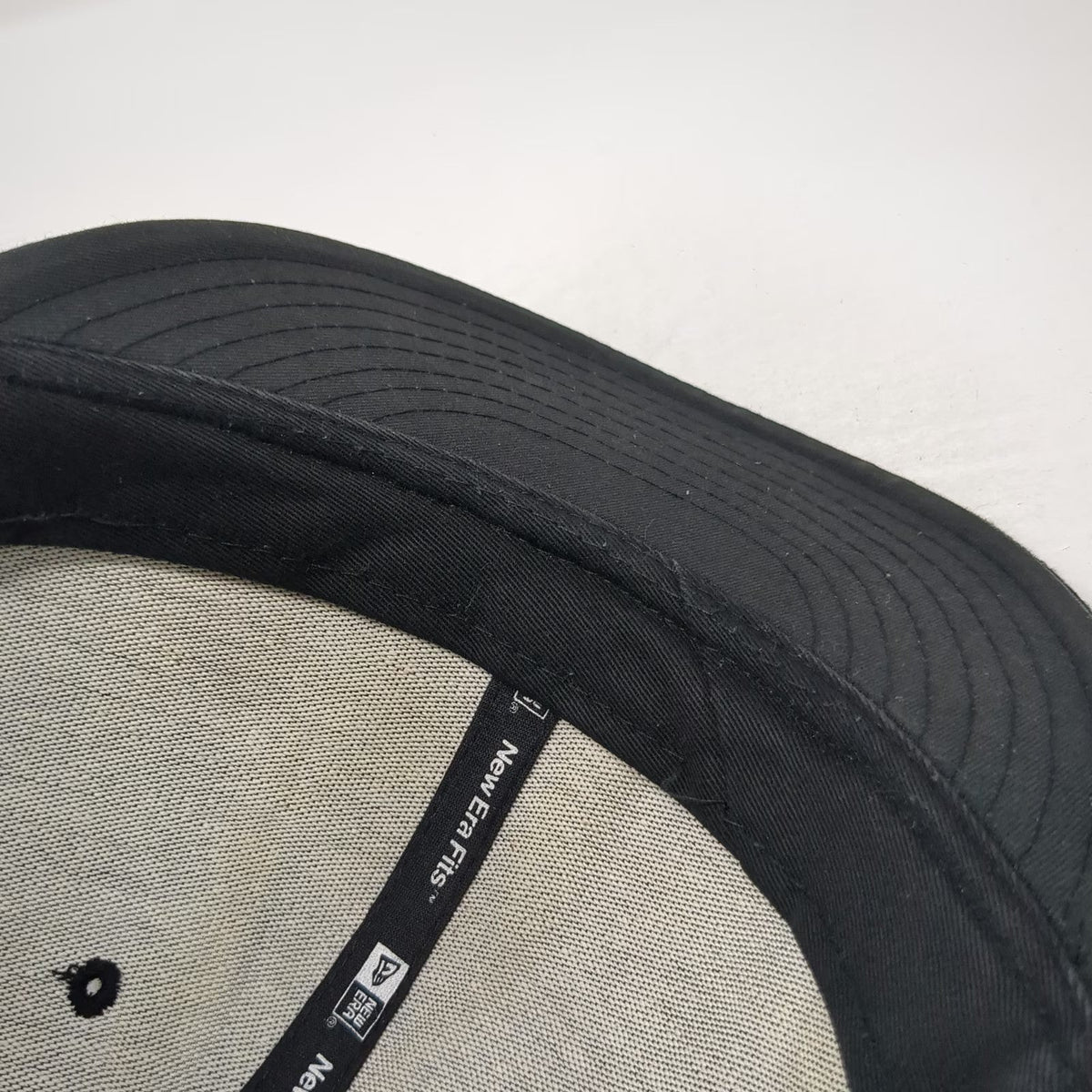 New Era New York Yankees MLB Black One Size Snapback Hat Flat Brim Embroidered