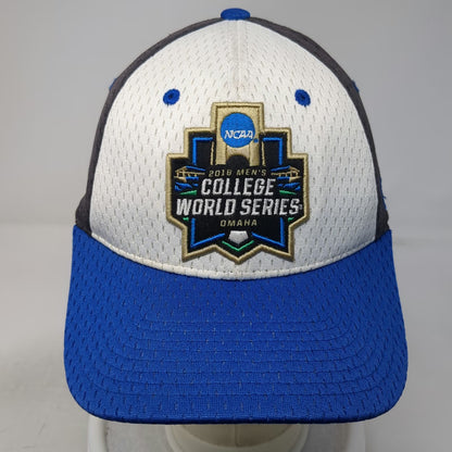 Zephyr NCAA College World Series 2018 Omaha Gray Cap L Hat Multi Logo Mesh Fit