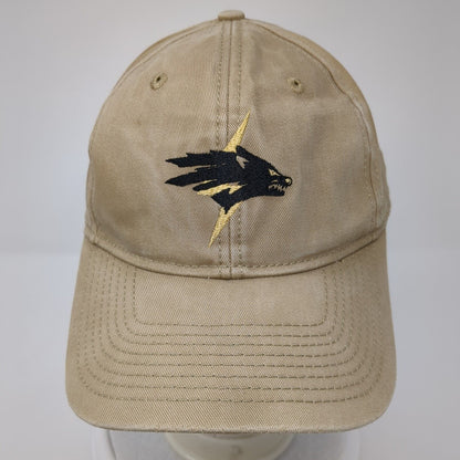 HSM-75 Wolfpack Strapback Hat Tan One Size Adjustable Embroidered