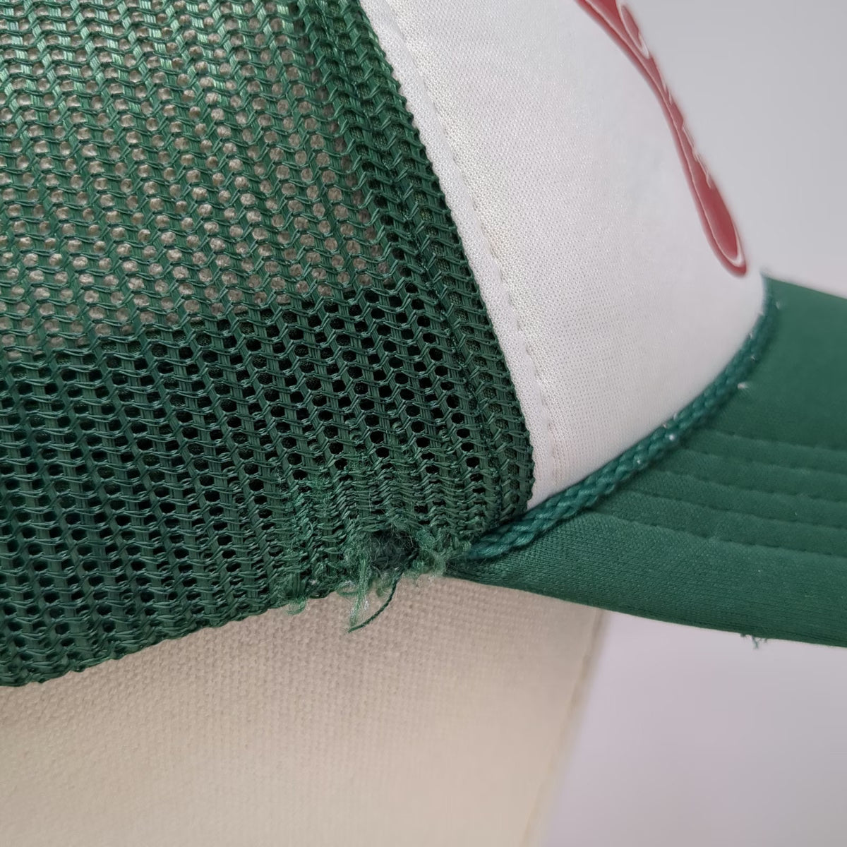 American Needle Trucker Hat Green One Size Miller High Life Mesh Snapback Rope