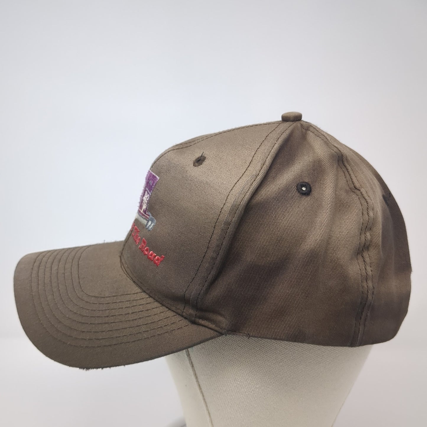Brothers Of The Road Baseball Cap Brown One Size Adjustable Embroidered Falcon