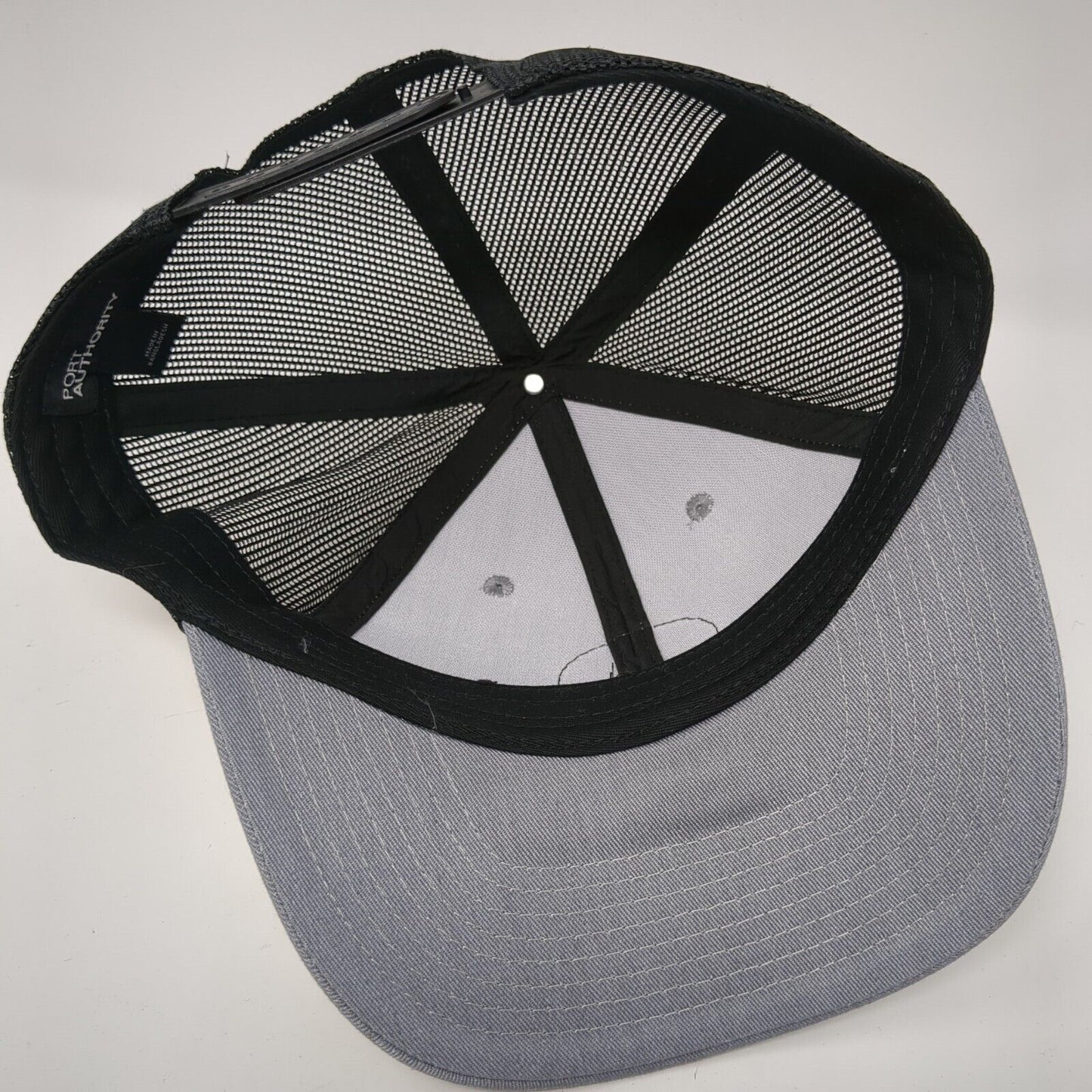 Pacific Source Health Plan Snapback Trucker Hat Gray OS Mesh Back Port Authority