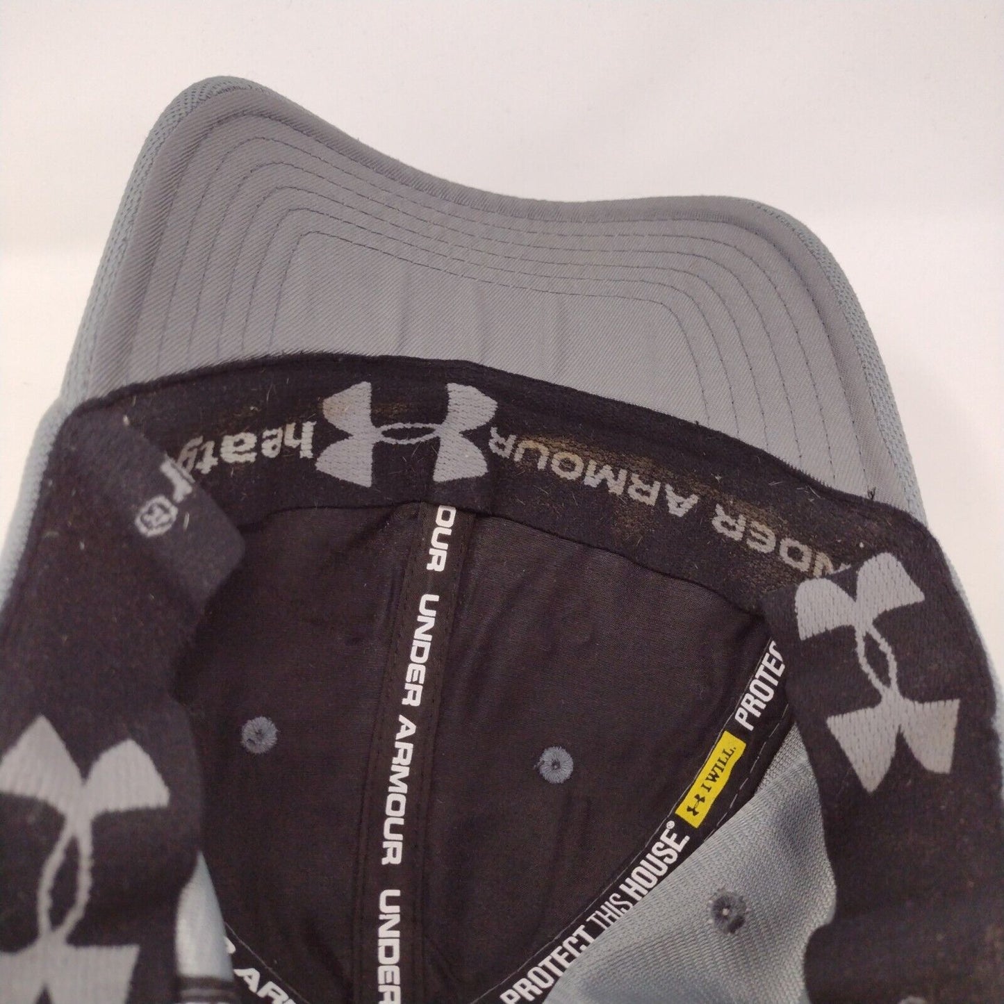 Sterling Warriors Fitted Hat Gray L/XL Embroidered Under Armour