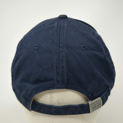 Tommy Hilfiger Baseball Cap Blue One Size Adjustable Strapback Cotton Logo Hat