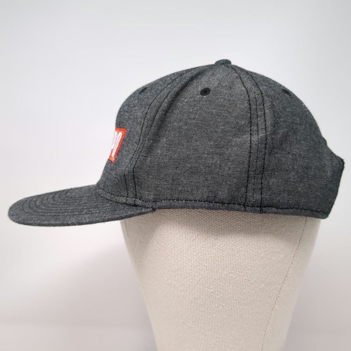 Otto Snapback Hat Gray One Size Tequila Mi Campo Embroidered Patch Cotton Cap