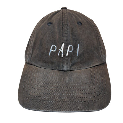 Papi Slideback Baseball Cap Black One Size Adjustable Head Shots KC Caps