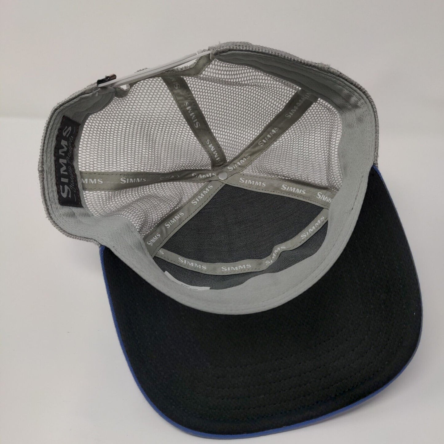 Simms Fish Snapback Mesh Back Trucker Hat Multi OSFM Colorblock