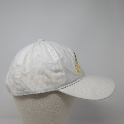 Summit Strapback Baseball Cap White One Size Adjustable 6 Panel Port & Company
