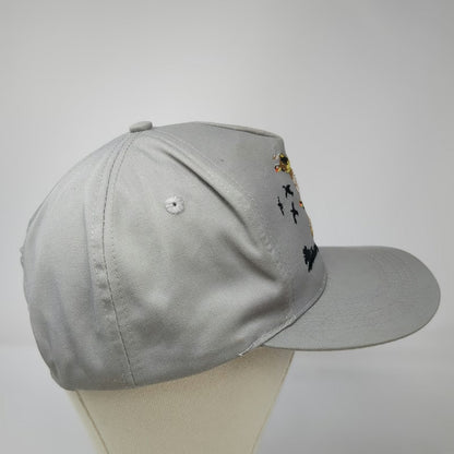 Mountaintop Marketing 5 Panel Gray Hat One Size Pheasant Bird Hunting Snapback