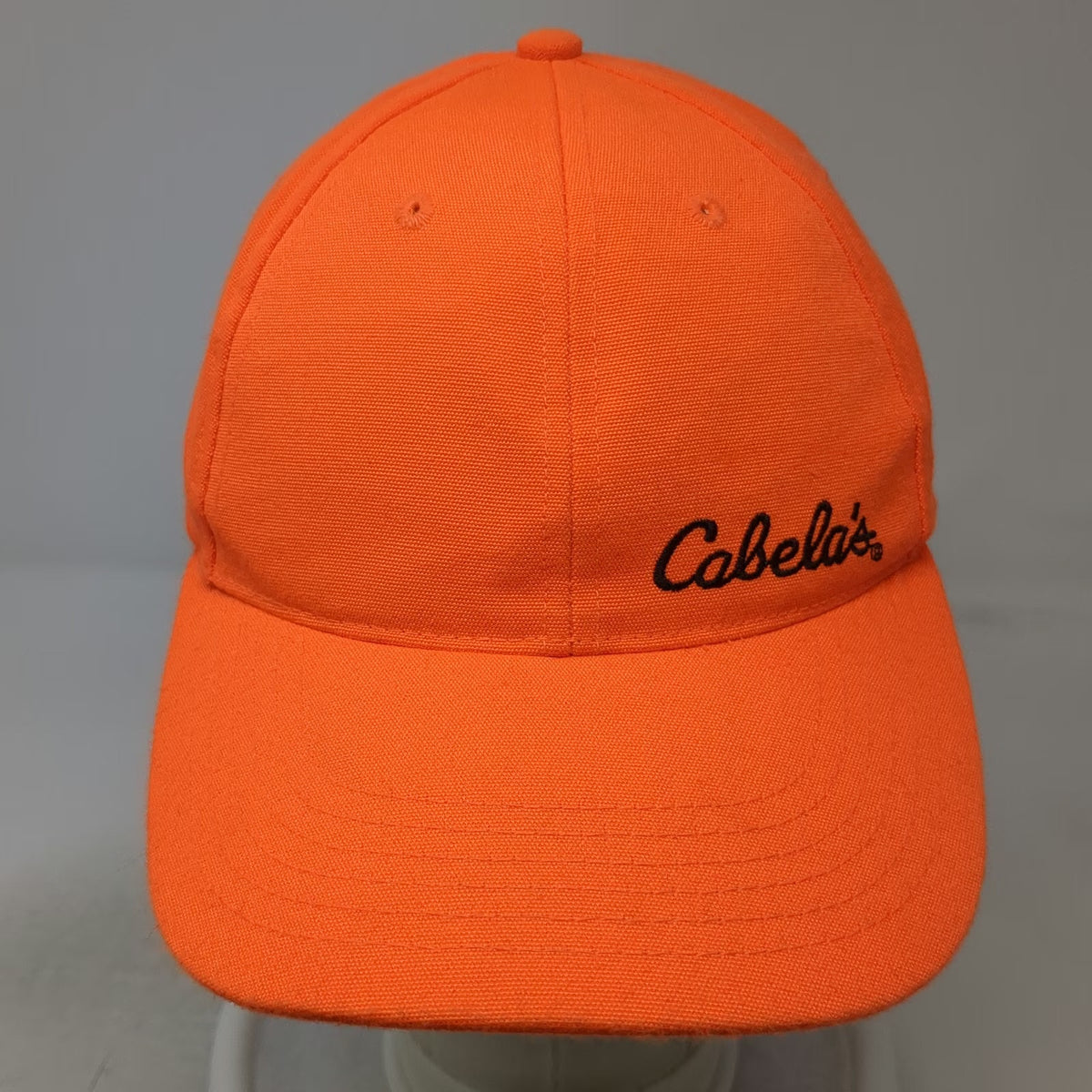 Cabela's Baseball Cap Orange One Size Strapback Adjustable Blaze Hunting Hat