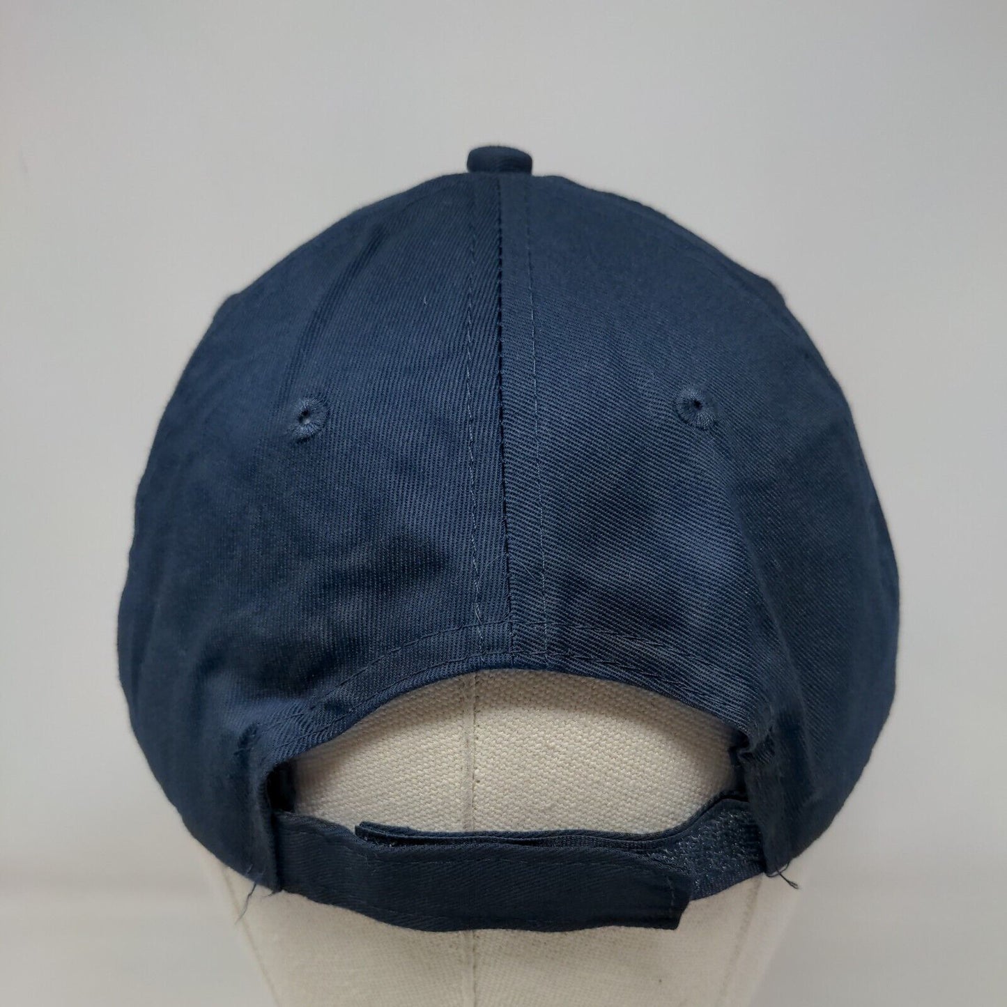 Trulieve Strapback Hat Blue One Size Embroidered Solid Port & Company