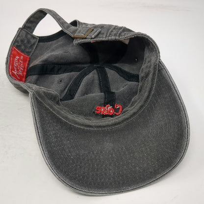 American Needle Baseball Cap Gray One Size Coke Coca-Cola Slideback Cotton Hat