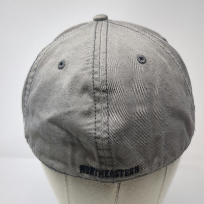 '47 Northeastern Huskies NCAA Gray L Cap Hat Green Underbrim Cotton Embroidered