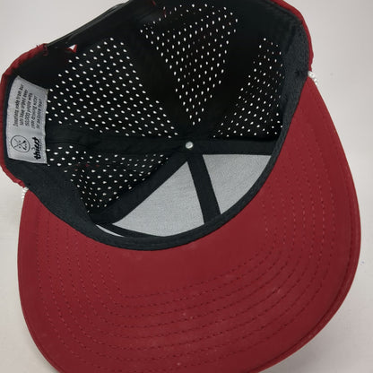 Six Hats Trucker Hat Red One Size Rope Laser Cut Snapback Thirst Project Arrows