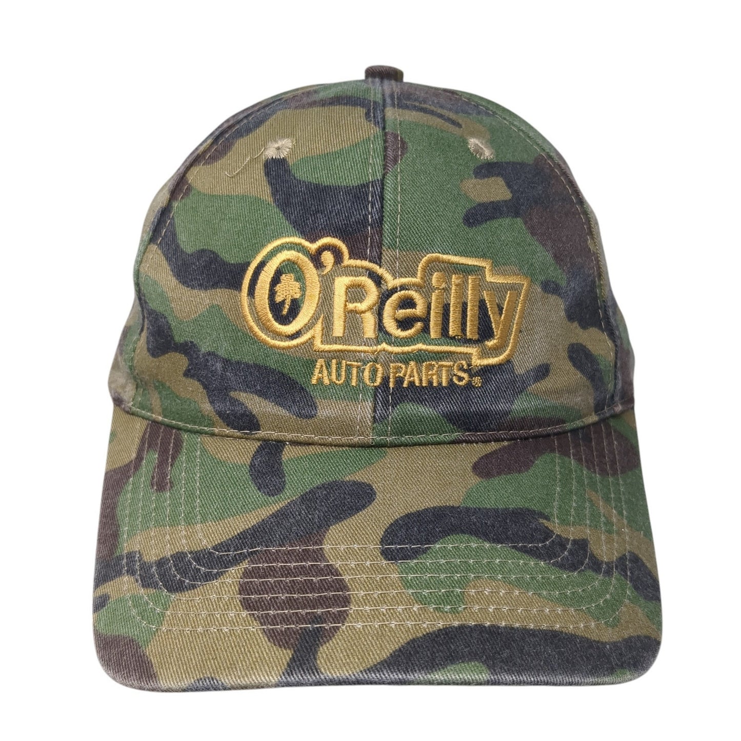 O'Reilly Auto Parts Strapback Hat Multicolor One Size Camouflage