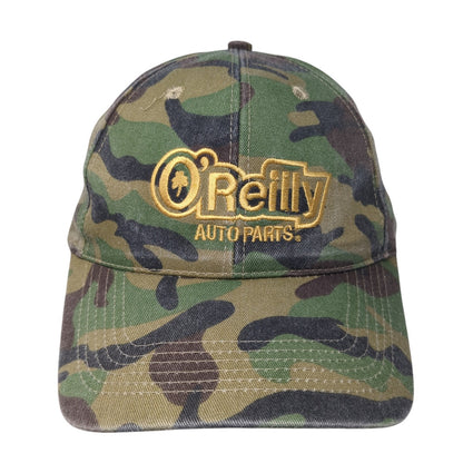 O'Reilly Auto Parts Strapback Hat Multicolor One Size Camouflage