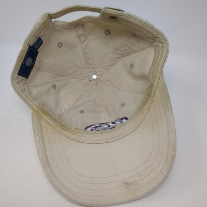 RC Since 1905 Slideback Baseball Cap Beige One Size Adjustable Embroidered HYP