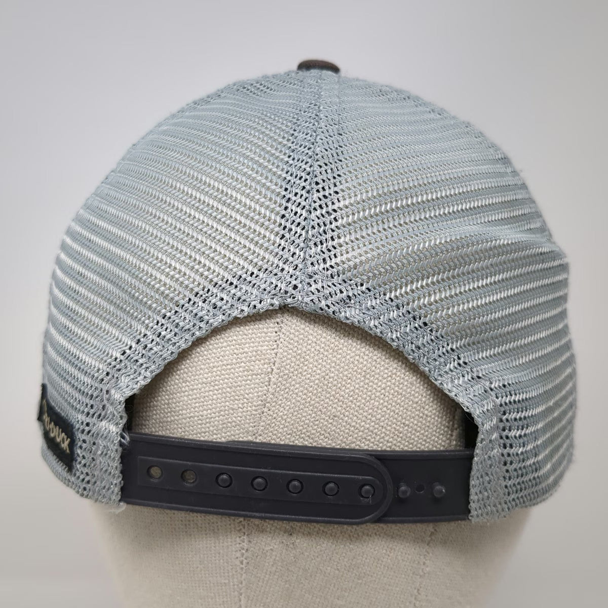DRI DUCK Trucker Hat Black One Size Dunham Cellars Winery Mesh Back Snapback
