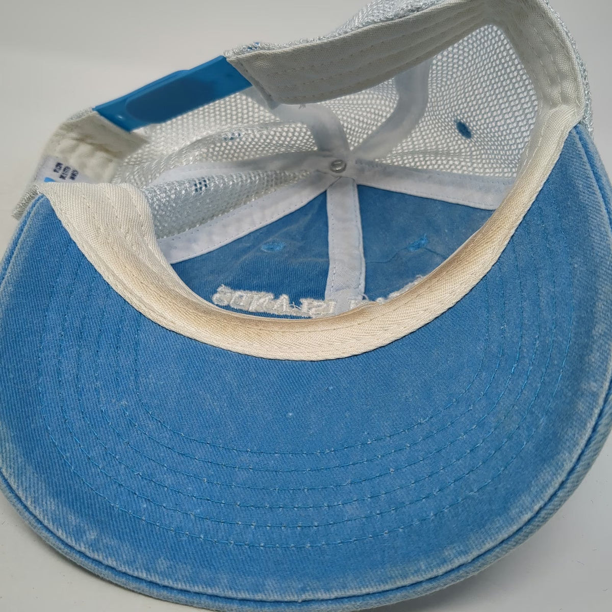 Ben Kaufman Trucker Hat Blue One Size Cayman Islands British West Indies Mesh