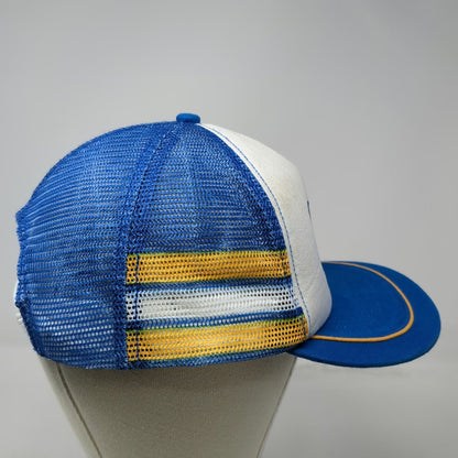 Netflix Stranger Things Bradley's Big Buy Blue White Trucker Hat One Size Mesh