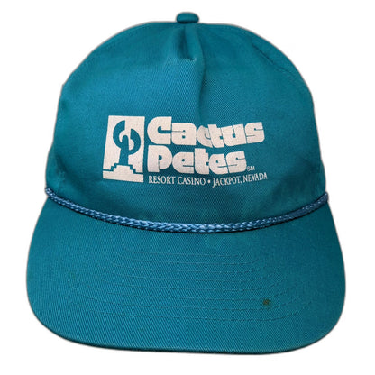 Mohr's 5 Panel Blue One Size Cactus Petes Resort Casino Nevada Rope Hat