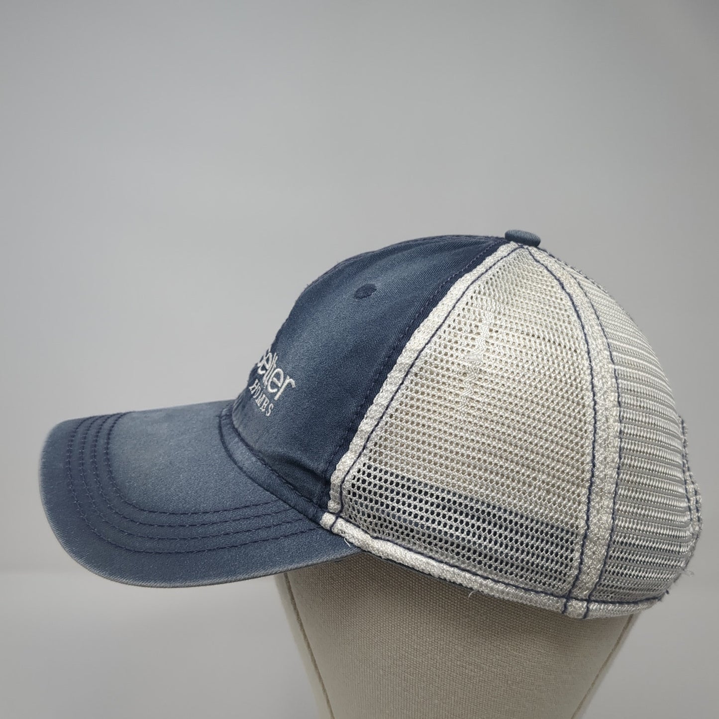 Trendsetter Homes Snapback Trucker Hat Blue One Size Mesh Back Outdoor Cap