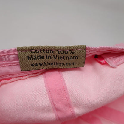 KB ETHOS Vintage Slideback Hat Pink OSFA Adjustable Solid Blank