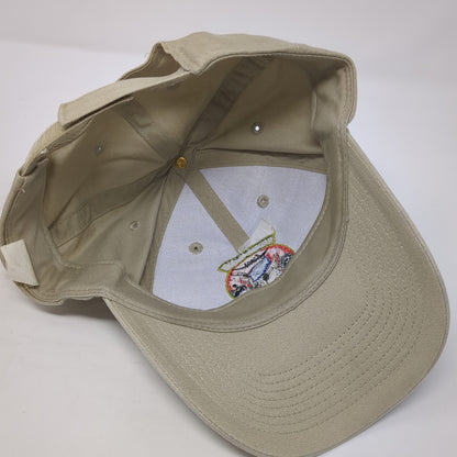 Hawgsmoke 2008 Salina Kansas Baseball Cap Brown One Size Adjustable Embroidered