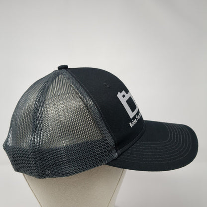 Boise Fermentation Company Snapback Trucker Hat Black One Size Mesh Back