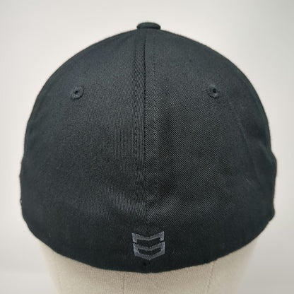 MTN OPS Baseball Cap Black M Flexfit Gray Patch Stretch Fit Performance Gear Hat