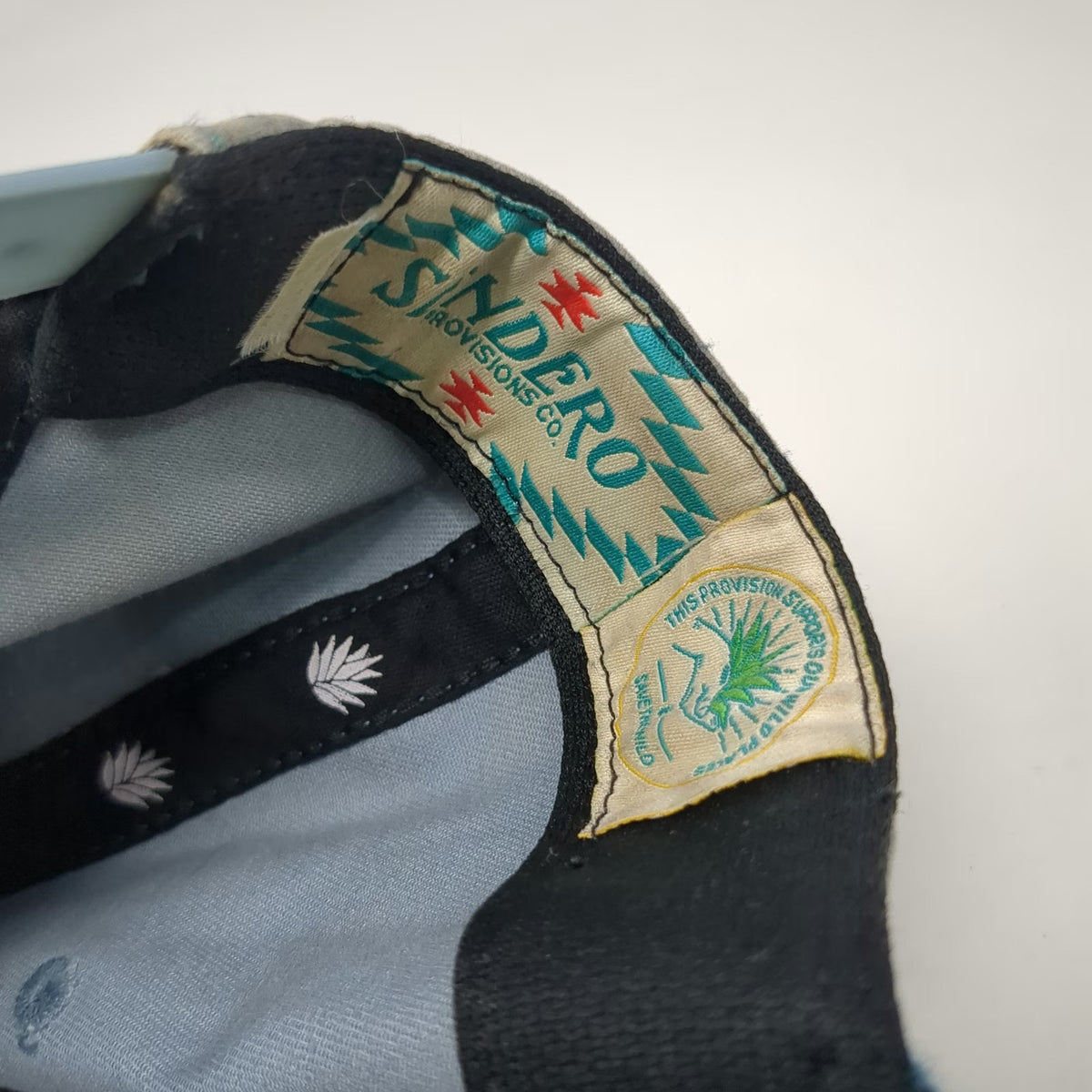 Sindero Provisions Co. Snapback Hat Blue OSFM Olympic National Park Rope Topo