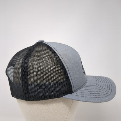 M Snapback 112 Trucker Hat Gray One Size Adjustable Mesh Back Richardson