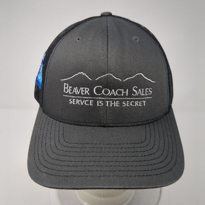 Beaver Coach Sales Service is The Secret Snapback Trucker Hat Gray OS Richardson