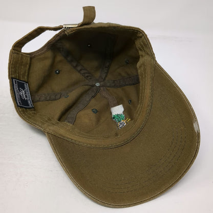 City Hunter USA Baseball Cap Green One Size Embroidered Pineapple Slideback Hat