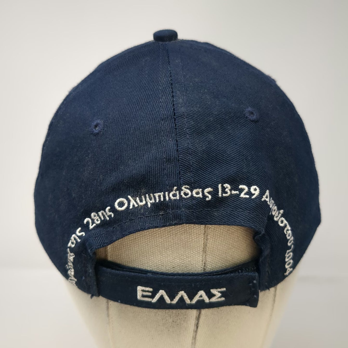 High-Q Athens 2004 Olympics Greece Hellas Flag Blue One Size Baseball Cap Hat