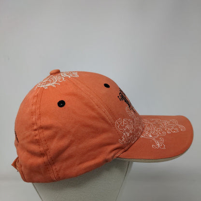 Harley-Davidson Daytona Strapback Hat Orange One Size Embroidered