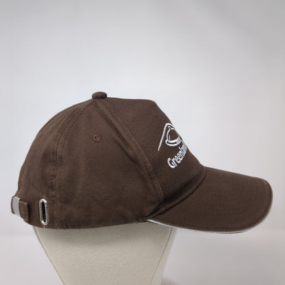 Greenland Restaurant Slideback Baseball Cap Brown OS Adjustable Embroidered