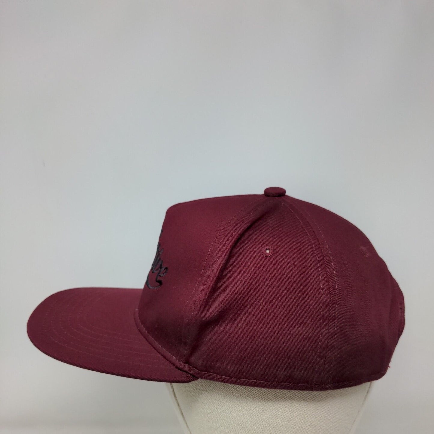 Authentic Primitive Snapback Hat Red OSFM Adjustable Embroidered 6 Panel