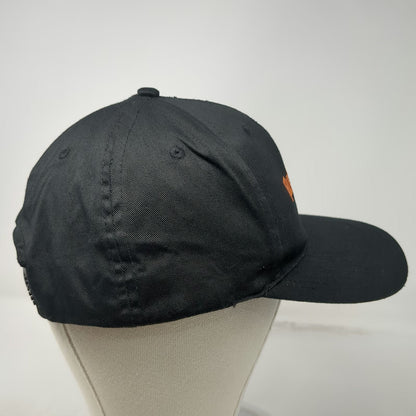 Cobra Snapback Black One Size Futaba Logo Embroidered Structured Adjustable hat